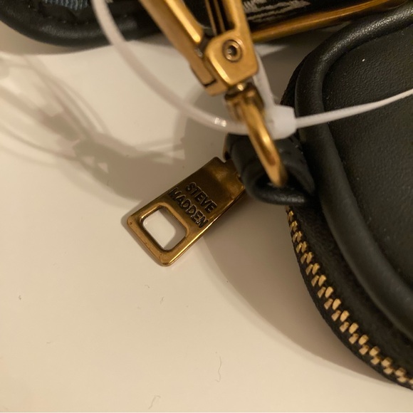 NWT Steve Madden Denim Bwebber Satchel Crossbody Handle Bag with Change Purse - Picture 8 of 16